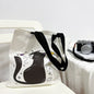 2025 New Premium Snoopy Printed Portable Canvas Shopping Bag productos Original Student Kawaii Cartoon Anime Tuition Bag Gift