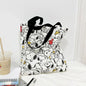 2025 New Premium Snoopy Printed Portable Canvas Shopping Bag productos Original Student Kawaii Cartoon Anime Tuition Bag Gift