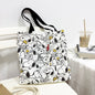 2025 New Premium Snoopy Printed Portable Canvas Shopping Bag productos Original Student Kawaii Cartoon Anime Tuition Bag Gift