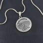 To My Grandson Luxury Circle Necklace, Birthday Gift, Grandson Gifts From Grandparents, To My Grandson Cuban Chain Necklace, To My Grandson Necklace, Necklace For Grandson From Grandpa, Christmas Gift From Grandmother, Grandson Necklace From Grandma