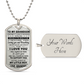 Gifts for Grandson Grandma Never Forget That I Love You to Grandma Military Dog Tags Inspirationa Necklace Birthday Christmas Gifts for Grandson from Grandma Grandmother