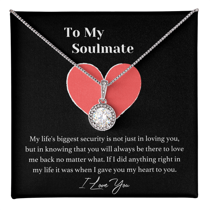 Couple Necklace Set - Friendship Necklaces - Customize Couple Necklacemy Soulmate - I Love You - Necklace -  to My Wife Necklace From Husband - to My Soulmate Necklace for Women