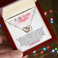 To My Daughter Necklace From Dad With Heartfelt Message & Elegant Box, Gifts For Daughter From Daddy, Daughter Pendant Necklaces, Daughter Jewelry From Father, Daughter Birthday Necklace Christmas Gifts